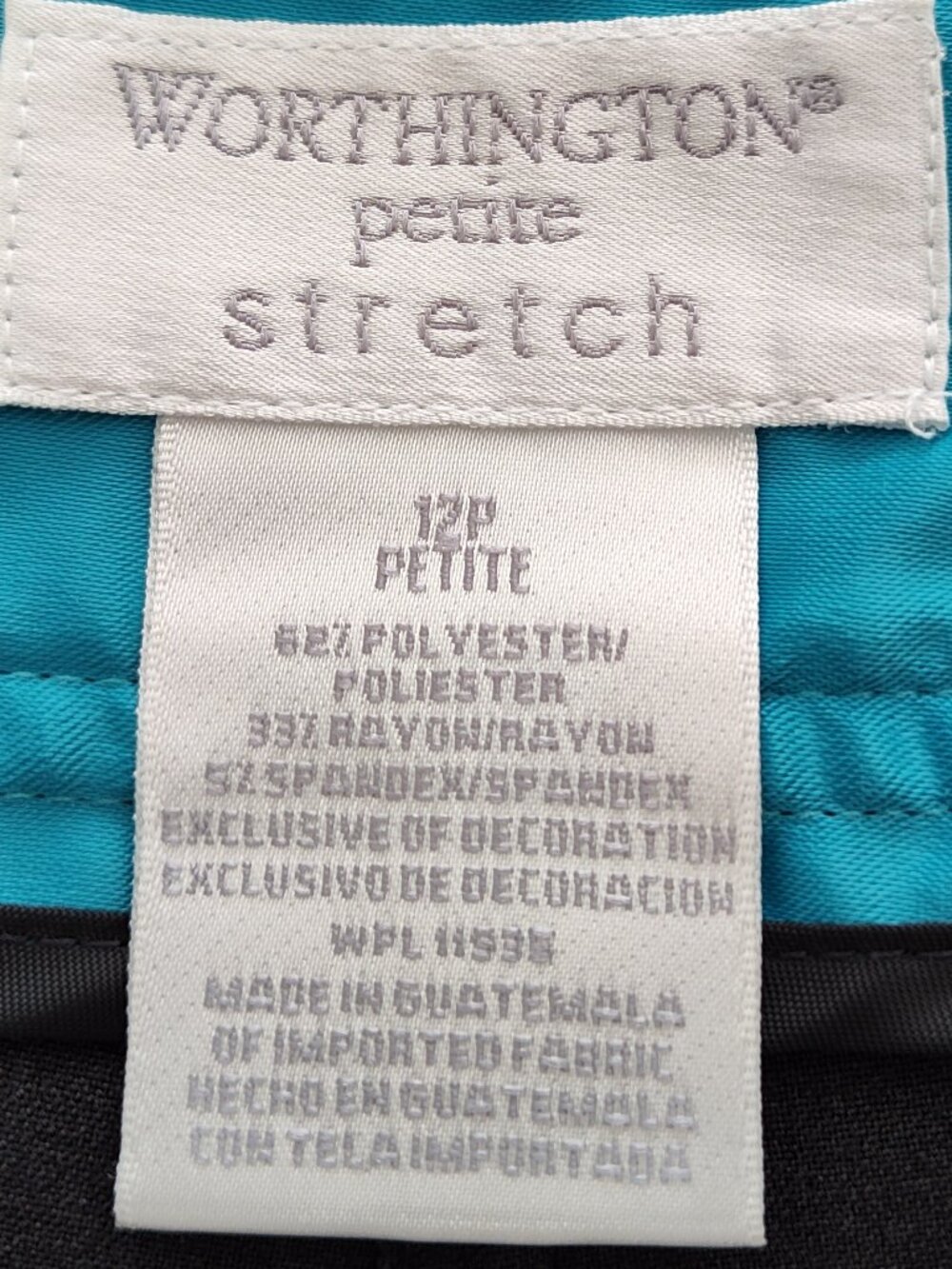 Worthington Petites stretch gray dress pants, EUC, size 12 Petite - Picture 2 of 3